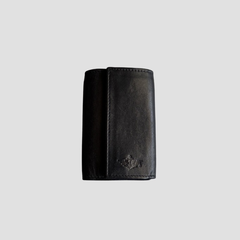 Vintage Leather Dockers Key Case Holder Accessory Wallet